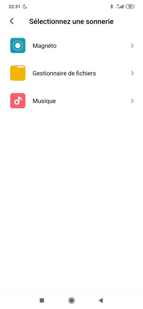 musique telephone android